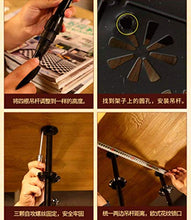 GAXQFEI Portacarico da Cucina in Vetro da Cucina Portabicchieri da Soffitto Del Soffitto, Supporto Del Calice Appeso, Supporto per Tazza da Bancone Classica in Ferro Battuto, Appendiabiti in Vetro p