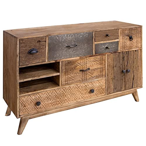 BY SIGRIS Signes Grimalt - Credenza con cassetti, 76 x 35 x 120 cm