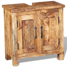 Luckyfu Questo Armadietto da Bagno Vanity con Specchio Legno Massello di Mango.Il Set Sono Sia Elegante Che Pratico.mobili da Bagno Set mobili da Bagno