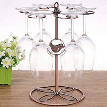 LXTIN Portafiori Portabicchieri filettato da Vino Capovolto Appeso Ornamenti portabicchieri creativi in Ferro battuto Bar Porta Bicchieri KTV portabicchieri Appeso portabottiglie appes