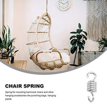 Yardwe - 2 Molle di trazione per Poltrona sospesa e Amaca, per Porch Swing, in Acciaio Inox, 440 Lbs (7 mm)