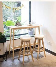 CSQ-Confortevole Casa Sgabelli, Solide Gambe in Legno di feci Ristorante Bar Sgabello Creativo Reception Sgabello può ruotare Libero Sgabello/Altezza Seduta: 63 / 73CM Mobili Decorativi