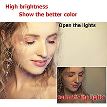 Specchio da viaggio a LED con illuminazione a specchio, portatile, con luce LED, specchio da trucco, specchio da viaggio pieghevole regolabile in altezza