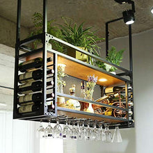 Appendiabiti a soffitto a Muro for Vino | Metallo Legna sospeso del Bicchiere di Vino |Portabottiglie Porta Bottiglie di Vino Cube |Accessori for la casa Accessori for Bar da Bar