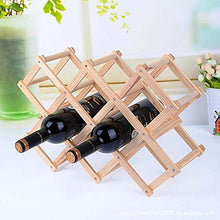 ASDFGHJKL Piramide di Vino di Legno Display Rack, Display Pieghevole Decorativa del Salone del Governo del Vino Rosso di Magazzino, Pallet