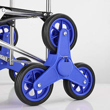 Carrello a Mano Carrello per Salire Le Scale Pieghevole Carrello Piccolo Carrello Portatile
