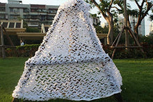 Rete Ombreggiante Maglia Parasole Rete Mimetica Shade Net Sun reticolato Camo tende da sole tenda tessuto Oxford, adatto per nascondere travestimento Caccia tiro 3x5m grande giardino, bianco Più dimen