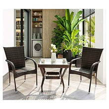 HLZY Tavolo in Vimini in Rattan mobili in Patio e Set s Mobili da Giardino in Rattan Set Patio mobili da Giardino mobili per mobili da Giardino con Conversazione tavolino
