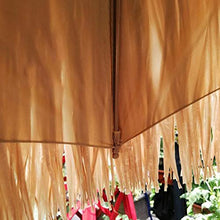 Hula Paglia Sintetica Ombrello 6ft Colore Naturale Stile Hawaiano Ombrello del Giardino della Spiaggia del Patio della Piscina Regolazione Inclinazione, con manovella da 32 mm in Ferro CMXZ