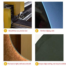 Specchio a Parete Specchio Luminoso a LED Specchio da Bagno Moderno Rotondo Illuminato a LED, retroilluminazione, vanità, Anti-Appannamento HD