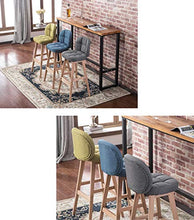 Home Bar Furniture AYQ- Sedia da Pranzo al caffè, Ristorante Sgabello Alto Balcone Sedia da Salotto in Legno Sedia da Cucina, 40 * 43 * 100CM Sedia da Reception (Color : #2)