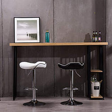 JXXDDQ Sedia Bar, Sgabello Alto, Sedia Elevabile A Casa, Sgabello Alto, Poltroncina Reception, Set di 2 (62-82cm) (Color : Black, Size : 41cm)