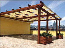 TENDAGGIMANIA Teli Fasce in PVC da 650 gr/m2 per Copertura di STRUTTURE, PERGOLE, GAZEBI, Disponibile in Varie Misure e colorazioni (60 x 600 cm, Avorio)