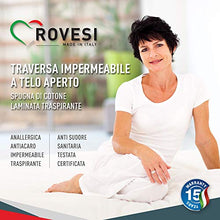 ROVESI TRAVERSE IN COTONE varie misure (Confezione da PZ - 1/100 X 240 CLASSICA) Impermeabili, lavabili, soffici, traspiranti, coprimaterasso