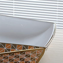 Lavabo, Ceramica, Bianco Semplice Sopra il Lavabo da Appoggio