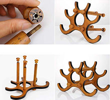 Portabottiglie per Vino Squisito Portabottiglie Decorazione in Legno Portabottiglie per Vino per Uso Domestico Creativo Europeo Espositore per scaffale 36 * 20,5 * 23,5 cm Portaoggetti