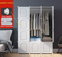 ClothHouse Scarpa Armadio Bianco Rack Ripostiglio Vestiti di Stoccaggio con Copertura Facile da Montare Impilabile
