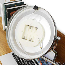 Specchio per Il Trucco con LuceSpecchio Cosmetico da 7"con Illuminazione A LED per Trucco, Bagno, Flessibile, Regolabile, da Parete Illuminato A LED Illuminato
