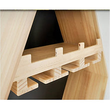 ZfgG Mensola di legno creativo appesa a parete scaffale, parete personalizzata espositore a muro per il tempo libero Rack cremagliera del vino, retro ristorante decorazione soggiorno decorazione della