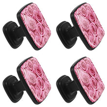 Modello rosa 4 PCS Pomelli per Porta, Pomolo per Mobile, Pomelli per Mobili con Viti, Maniglia per Armadietto, Pomelli per Porta, Pomelli per Cassetti per Porta, Armadio, Cassetto e Credenza