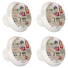 Giornali londinesi 4 PCS Pomelli per Porta, Pomolo per Mobile, Pomelli per Mobili con Viti, Maniglia per Armadietto, Pomelli per Porta, Pomelli per Cassetti per Porta, Armadio, Cassetto e Credenza