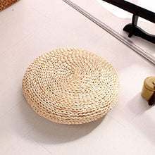 Poetance - Cuscino futon in paglia per meditazione, per interni ed esterni, cuscini per sedie esterne
