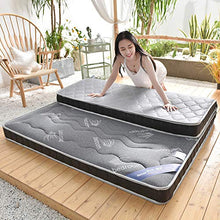 Materasso Futon Pieghevole Lattice Naturale Materassi Letto Futon Antiscivolo Tatami Materasso Pad Tappetino Tappeto Letto A Pelo Letto Pigro Stuoie Per Camera Da Letto E Ufficio,Grey-150*200cm