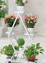 ZYLE Salotto a Forma di Grano Interno Multi-Story Space Cavalletto in Ferro battuto for Pavimenti da casa 106cmX64cmX27cm (Color : White Frame White Basin)
