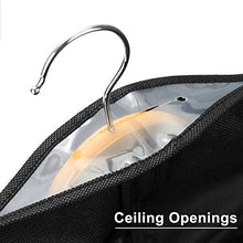 Mobo 'Black Garment Bags – 10pc 24" X 44 Hanging traspirabile Suit Cover Bags with Clear Window for Luggage, Dresses, Linens, Gown Storage or Travel by Shop