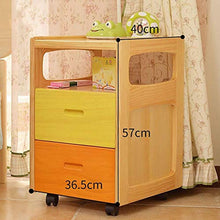 MMWYC Comodino Pine Camera Governo di immagazzinaggio Multifunzionale Moderno Semplice Locker Rimovibile a più Strati di Bambini Comodino