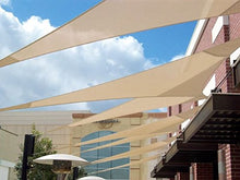Manifattura Quattro F. MQF176 Tenda, Modello Vela, Triangolare, Beige, 5 x 5 x 5 mt