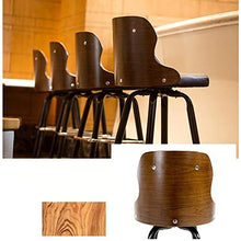 WHOJA Sgabelli da Bar Sgabello Alto Ruotare Retro in Legno massello Pedale di Ferro Cuscino di Spugna 12 Colori opzionali 73 cm di Altezza Sgabelli da Bar Sedie Set (Color : Red)