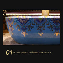 Lavabo in Ceramica -retrò - Rendere ad Alta Temperatura, Resistente all'Usura e allo Sporco, alla corrosione e alle Crepe, per Bagno, WC, Ufficio