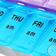 7 giorni pillole scatola vitamina medicina tablet dispensatore organizzatore settimanale stoccaggio