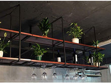 DJSMjbj - Appendiabiti in ferro da stiro, per bar, bar, bar, sospensione, per piante, fiori, vino, forte capacità di stoccaggio (dimensioni: 120 cm)