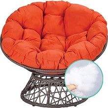 Yxxc Cuscino per Sedia Papasan, Cuscino per Sedia a Dondolo Confortevole e Spesso, Imbottito e Traspirante Cuscino per Sedile a Cestino sospeso Senza Sedia Diametro rosso110cm