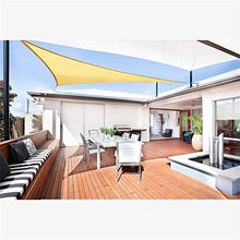 WWYL Tenda da Sole Vela Impermeabile da Esterno Giardino Patio Party Protezione Solare Tenda da Sole Tettoia A Triangolo Blocco UV 98% per Cortile Esterno Estivo (Blu,4 x 4 x 4 m)