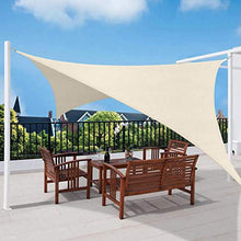 TRITTHOCKER Parasole Vela, Gazebo Tenda da Sole rettangolari, Impermeabile Vela Esterna Tenda Giardino Vita terrazzo Prato Paddock,3.6x3.6m