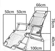 YURU Sedia Pieghevole Sedia A Sdraio da Patio A gravità Zero Comodo Divano Oversize in Giardino Poltrone Reclinabili da Spiaggia,Gray