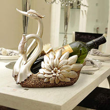 LHQ-HQ Bottiglia di Vino Wine Rack Rack Domestica Environmental Protection Resina Wine Rack Swan Bottiglia di Vino Shelf Decoration personalità Creativa Wine Rack