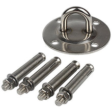 Larcel Staffa per Montaggio a Parete e soffitto per Cinghie di Sospensione Yoga Hammocks Swings DHGDK-01