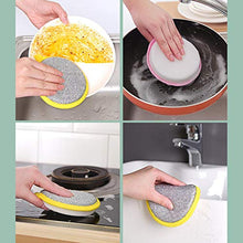 COJJ Spugna per Piatti Blocco Cucina Spazzola per Olio Antiaderente pentola Panno per stoviglie per Uso Domestico spugnetta in Cotone per Pulizia su Due Lati Panno Magico 10 Pezzi