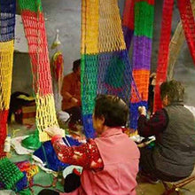 WEIFAN Rete di Sicurezza a Colori per Bambini, Recinzione da Giardino Arrampicata all'aperto Parco Giochi Isolamento Scala Balcone, può Essere Personalizzato Multi-Size