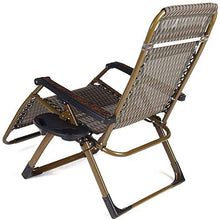 Sedie Pieghevoli Reclinabili Sedie Heavy Duty Zero Gravity | Lettini Prendisole da Giardino Esterno Patio, con Portabicchieri Cuscino, Sedia a Dondolo Relax da Ufficio