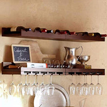 LHQ-HQ Wine Rack Parete in Legno massello pensile Vino della casa Vivente Mensola Camera cremagliera enoteca Vino Rack Cucina pensile cremagliera in Legno massello