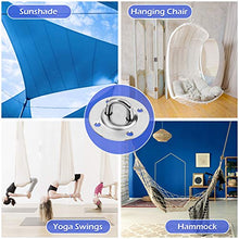 Becoyou Gancio Soffitto, 2 Set Supporto Amaca Gancio Supporto Sacco da Boxe Gancio Sacco da Boxe per Sedia Altalena per Amaca Yoga con Sacco di Sabbia Capacità di Carico 450 kg