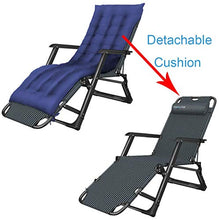 AI LI WEI SHUAIIJUAN Sedia per Il Tempo Libero Domestico Zero Gravity Sdraio da Spiaggia Pieghevole Prato Lounge reclinabili sedie con Cuscino for Beach Garden Patio di Campeggio Esterna Max.200kg