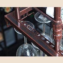 Nfudishpu Portabottiglie, Materiale in Ferro battuto, Porta Bicchiere Vino Europeo e portabottiglie Appendere Creativo l'archiviazione Domestica