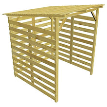 Festnight Capanno per Legna da Ardere in Pino Impregnato 170 x 170 x 180 cm