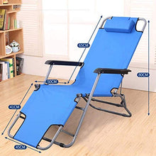 Generic Brands Utile Lettino Prendisole per Patio Sedia Pieghevole, Sdraio per Esterni a gravità Zero, Sedia Portatile da Campeggio per Prato con Cuscino per Il Collo